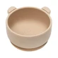 Силіконова миска з присоскою The Little Bear, 6 місяців+, Bubble Beige, Appekids
