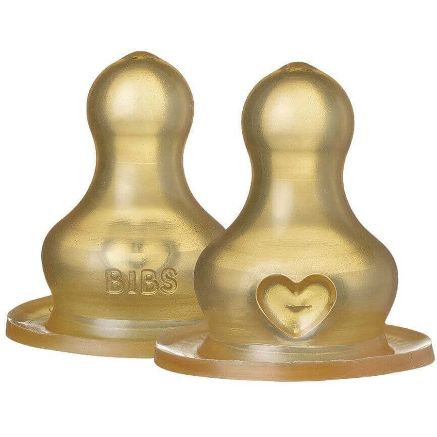 BIBS Baby Bottle резиновая пустышка с медленным потоком 2 шт: цены и характеристики