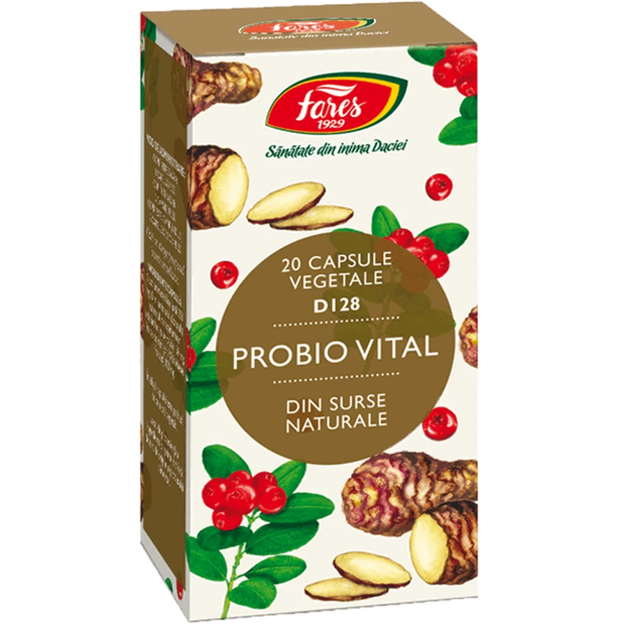 Probio Vital D128, 20 капсул, Fares: ціни та характеристики