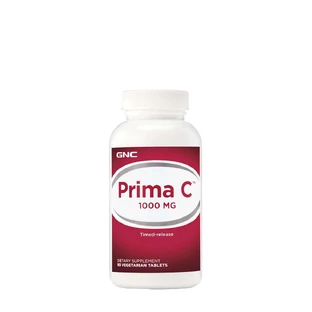 Gnc Prima C 1000 мг, жирорастворимый и водорастворимый витамин C с биофлавоноидами и длительным высвобождением, 90 табл.