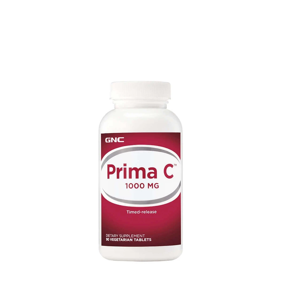 Gnc Prima C 1000 мг, жирорастворимый и водорастворимый витамин C с биофлавоноидами и длительным высвобождением, 90 табл.: цены и характеристики