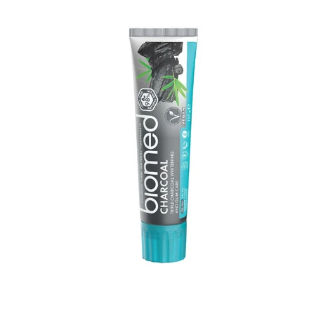 Biomed Charcoal Зубна паста з натуральним вугіллям 100 г: ціни та характеристики