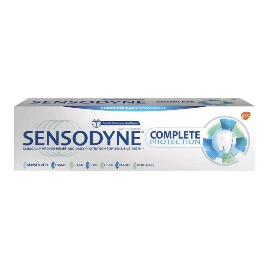 Зубная паста "Полная защита", 75 мл, Sensodyne: цены и характеристики