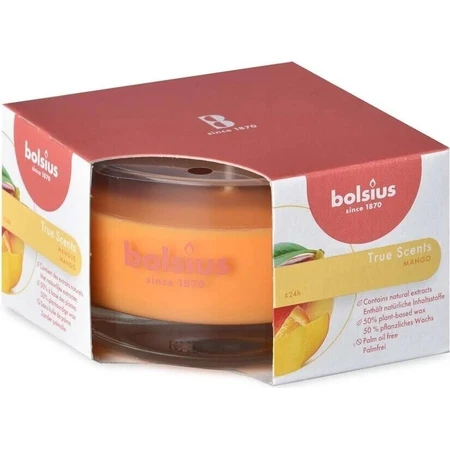 Ароматична свічка Bolsius Aromatic 2.0 Glass Mango 1×1 шт, розмір 80 х 50 мм: ціни та характеристики