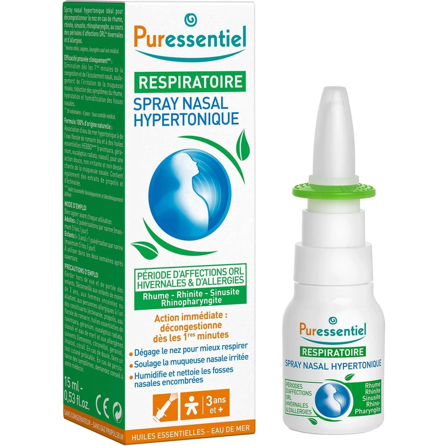 Puressentiel Назальный спрей от насморка 15 мл: цены и характеристики