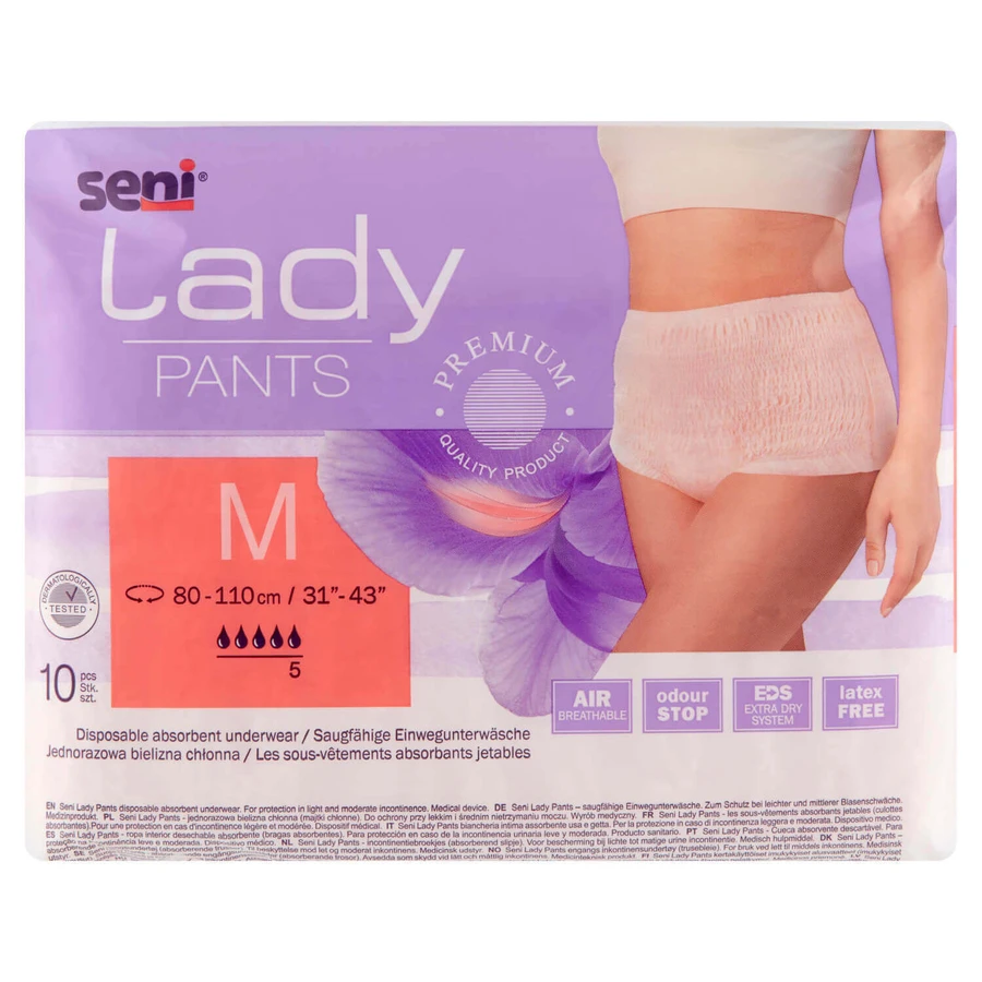Труси Seni Lady Medium, 10 шт - Довгострокова перспектива!: ціни та характеристики