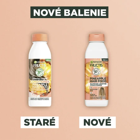 Garnier Fructis Hair Food Ананасовый осветляющий бальзам для длинных волос, 350 мл: цены и характеристики