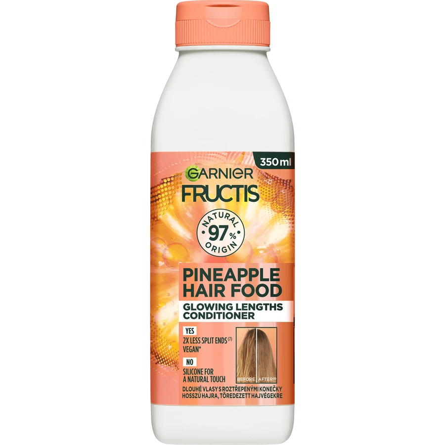 Garnier Fructis Hair Food Ананасовый осветляющий бальзам для длинных волос, 350 мл: цены и характеристики