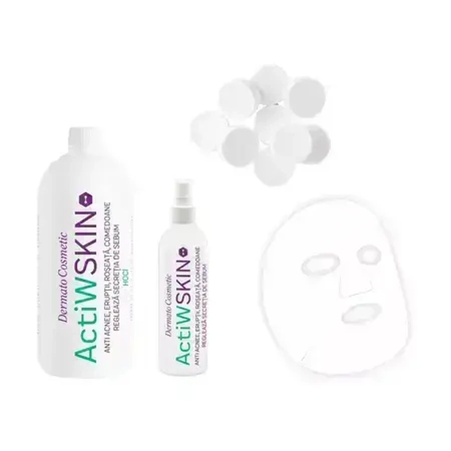 Набір масок ActiW SKIN Anti Acne Magic Mask Pack, 60 мл + 500 мл + 40 масок: ціни та характеристики