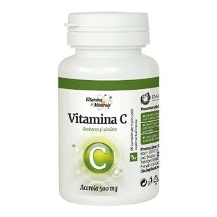 C Natural с ацеролой, 60 таблеток, Завод Дачия