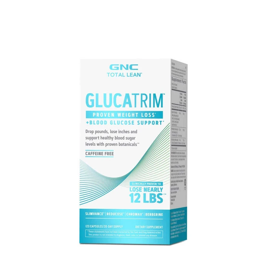 Удосконалена формула для схуднення GlucaTrim Total Lean, 120 капсул, GNC, GNC: ціни та характеристики