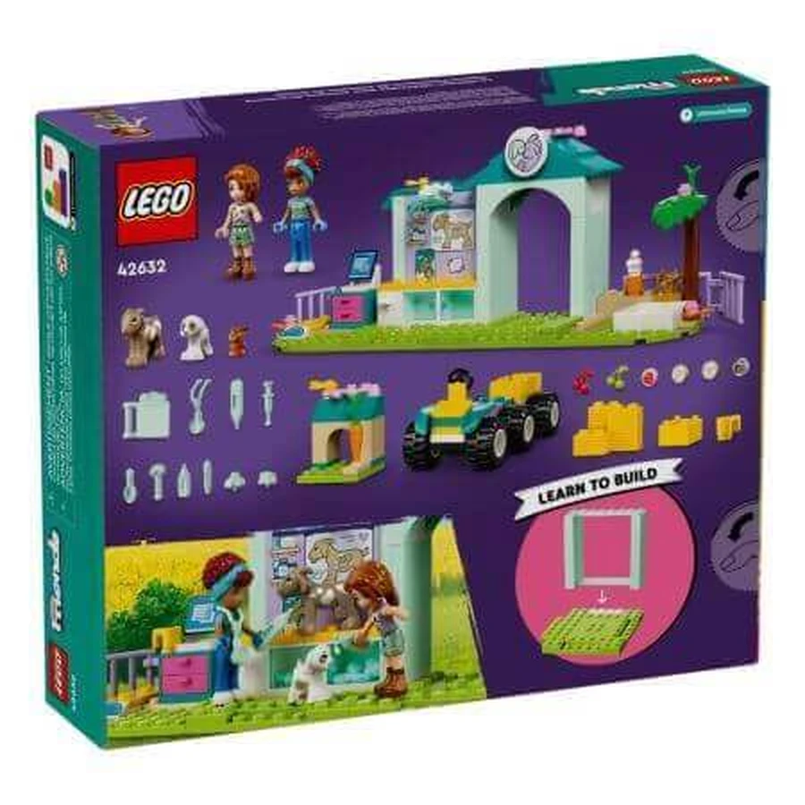 Ветеринарная клиника для сельскохозяйственных животных, 4 года+, 42632, Lego Friends: цены и характеристики