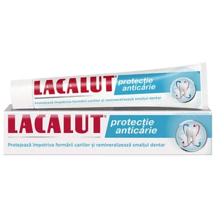 Паста для индейки Lacalut защита от кариеса, 75 мл, Theiss Naturwaren