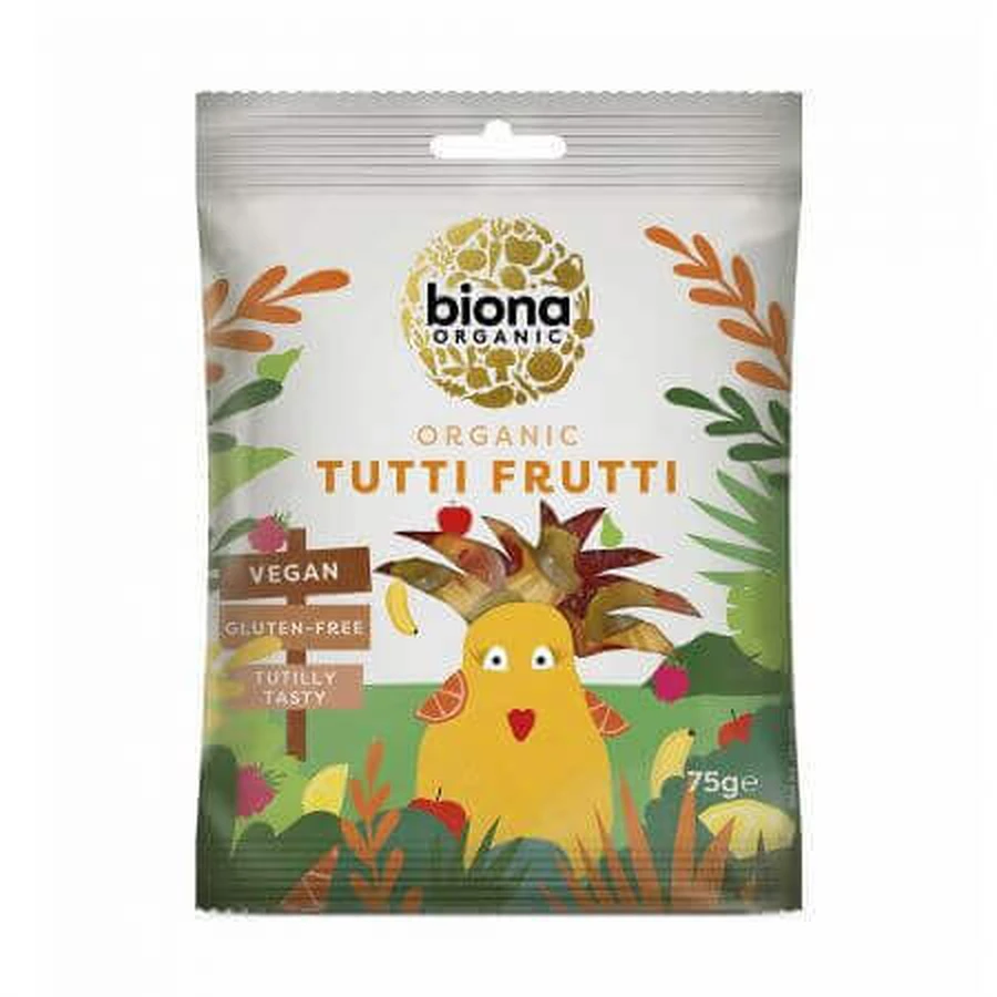Органическое желе Tutti Frutti, 75 г, Biona: цены и характеристики