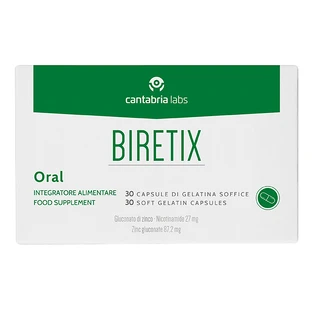Пищевая добавка для кожи Biretix, 30 капсул, Кантабрия