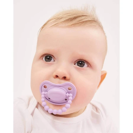 Luu Kids, соска-пустушка, позиціонуюча, силіконова, французька лаванда, 0-3 місяці, 1 штука: ціни та характеристики
