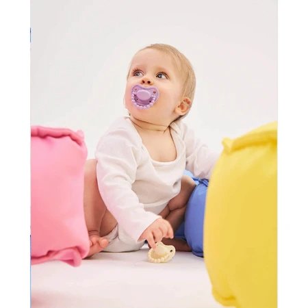Luu Kids, соска-пустушка, позиціонуюча, силіконова, французька лаванда, 0-3 місяці, 1 штука: ціни та характеристики