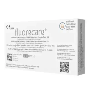 Швидкий тест 4 в 1 Combo Covid19 + грип A/B + RSV Fluorecare, 1 шт, Advent