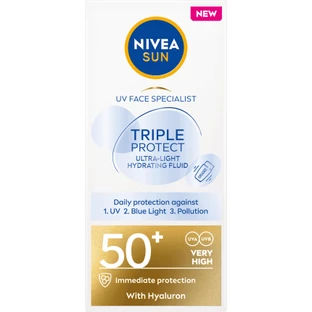 Крем для лица Nivea Sun Fluid с SPF50+, 40 мл