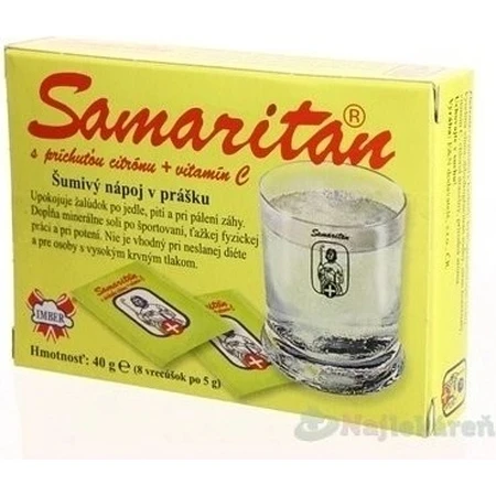 SAMARITAN с лимонным вкусом 8×5 шт, искусственный напиток: цены и характеристики