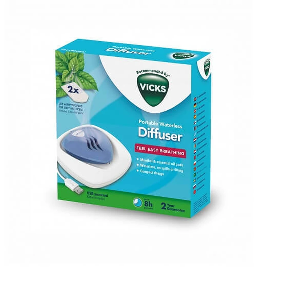 Портативный аромадиффузор с USB-кабелем, Vicks: цены и характеристики