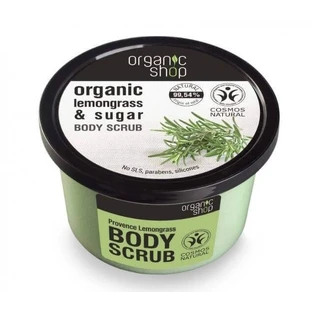 Скраб для тіла з лимонної трави Organic Shop 250 мл