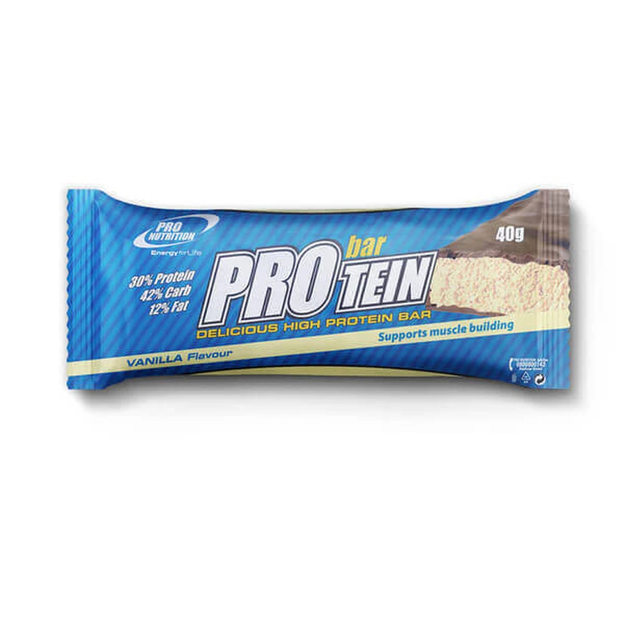 Протеиновый батончик с ванильным вкусом, 40 г, Pro Nutrition: цены и характеристики