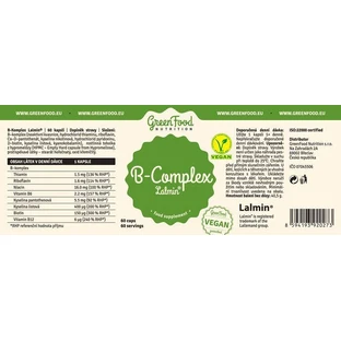 GreenFood Nutrition B-KOMPLEX Lalmin® 60 капсул