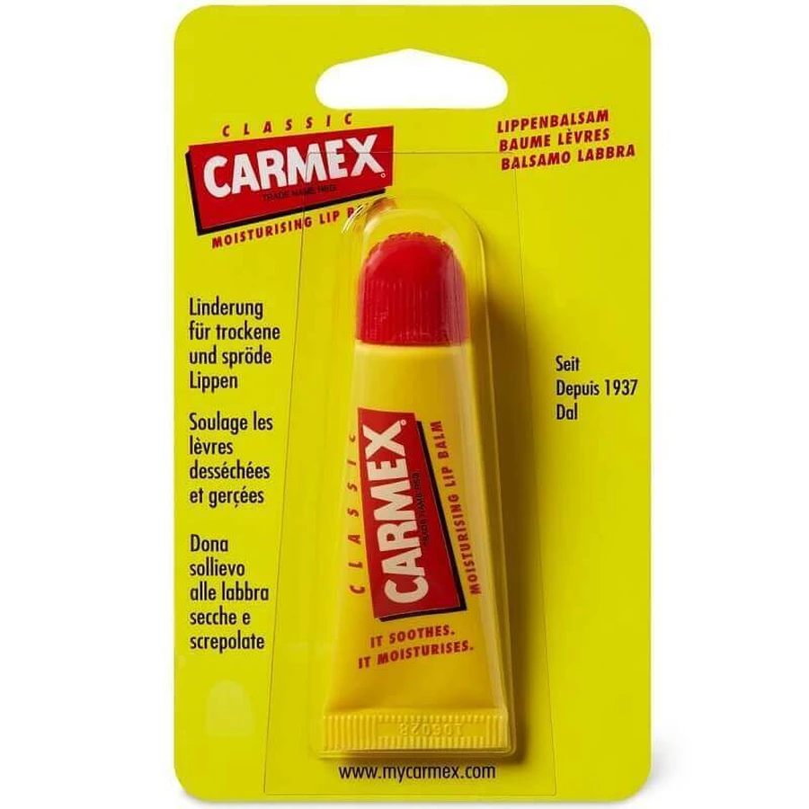 Восстанавливающий бальзам для сухих и потрескавшихся губ, 10 г, Carmex: цены и характеристики