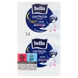 Bella Perfecta Ultra, гигиенические салфетки Extra Soft с крылышками, экстра длинные, Night, 14 шт.