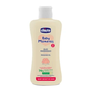 Дерматологическое массажное масло Baby Moments Sensitive, +0 месяцев, 200 мл, Chicco