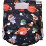 T-TOMI Подгузники AIO - сменный комплект на липучках Universe 1×2 шт, трусики-подгузники