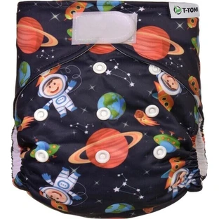 T-TOMI Подгузники AIO - сменный комплект на липучках Universe 1×2 шт, трусики-подгузники