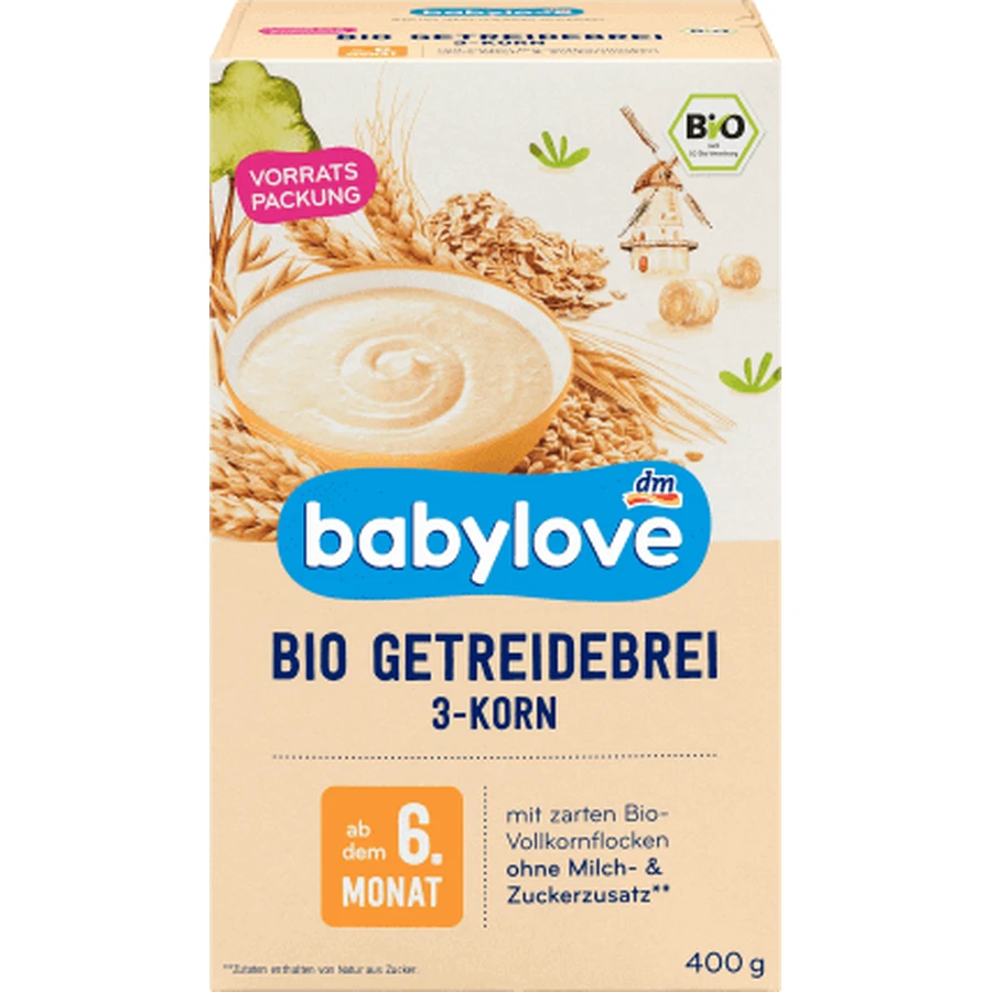 Babylove Каша 3 злака 6+, 400 г: цены и характеристики