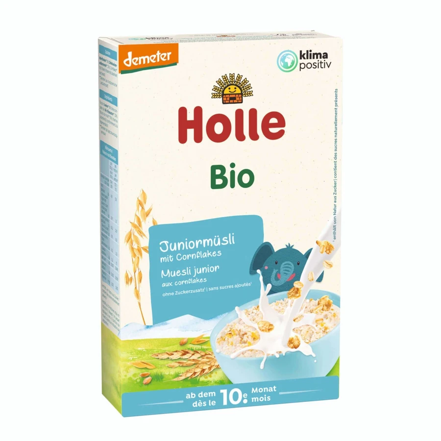 Holle organic Junior цельнозерновые мюсли со злаковыми волчьими ягодами 250 г: цены и характеристики