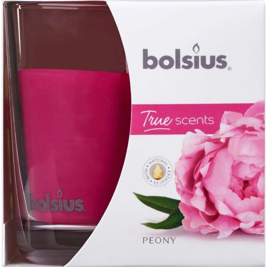 Bolsius Aromatic 2.0 Glass 95x95mm Peony, ароматическая свеча 1×1 шт, ароматическая свеча: цены и характеристики