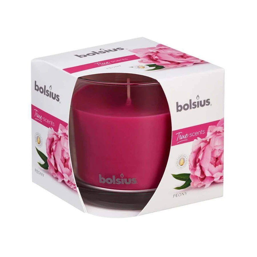 Bolsius Aromatic 2.0 Glass 95x95mm Peony, ароматическая свеча 1×1 шт, ароматическая свеча: цены и характеристики