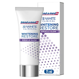 Зубна паста 3D White Clinical Miracle Glow, 75 мл, Blend A Med
