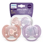Пустышка Avent Ultra Soft SCF091/09, силиконовая, симметричная, унисекс, 0-6 месяцев, 2 шт.: цены и характеристики