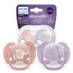 Пустышка Avent Ultra Soft SCF091/09, силиконовая, симметричная, унисекс, 0-6 месяцев, 2 шт.
