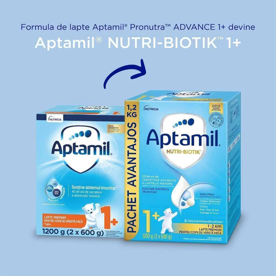 Молочная смесь Aptamil® NUTRI-BIOTIK, +1 год, 1200 г, Aptamil: цены и характеристики