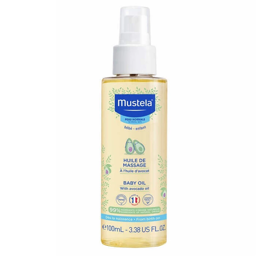 Олія для масажу, 100 мл, Mustela: ціни та характеристики
