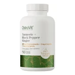 Куркума + Чорний перець + Імбир OstroVit Turmeric + Black Pepper + Ginger, 90 капсул: ціни та характеристики
