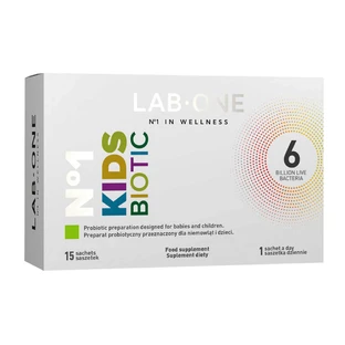 Lab One No 1 KidsBiotic, для немовлят та дітей, 15 пакетиків