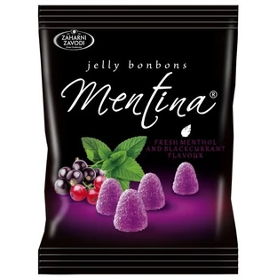 Желейные конфеты Mentina со вкусом мяты и черной смородины, 80 г