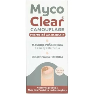 MYCO CLEAR CAMOUGLAGE NAIL LINE 5ML 1×5 мл, лак для ногтей