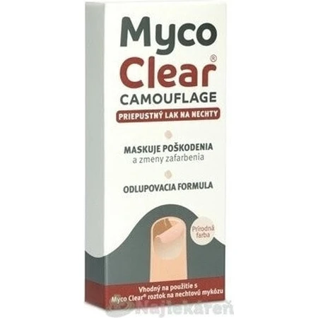 MYCO CLEAR CAMOUGLAGE NAIL LINE 5ML 1×5 мл, лак для ногтей: цены и характеристики