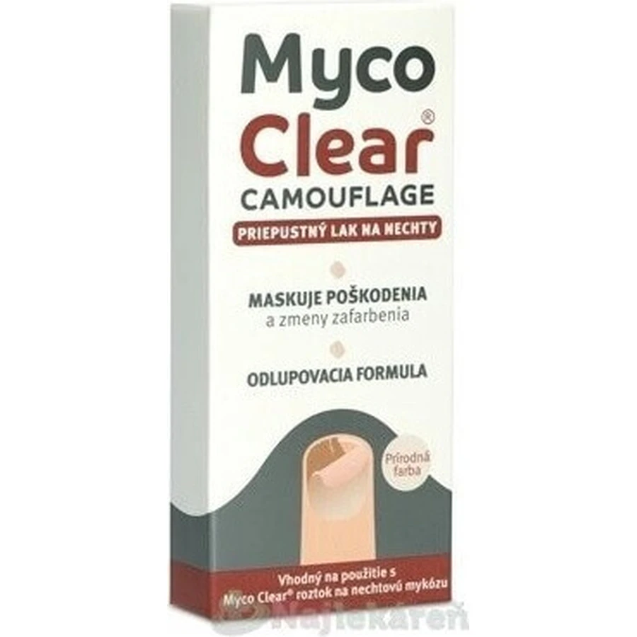 MYCO CLEAR CAMOUGLAGE NAIL LINE 5ML 1×5 мл, лак для ногтей: цены и характеристики