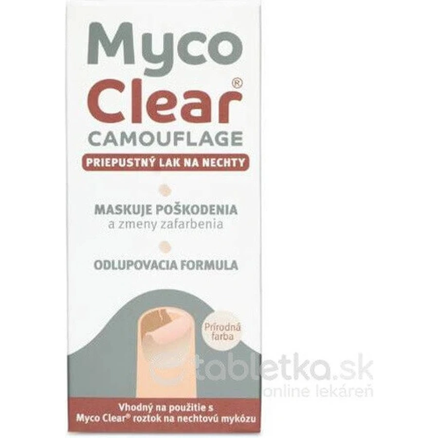 MYCO CLEAR CAMOUGLAGE NAIL LINE 5ML 1×5 мл, лак для ногтей: цены и характеристики