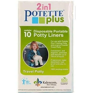 Одноразові біорозкладні пакети для горщиків, 10 штук, Potette Plus